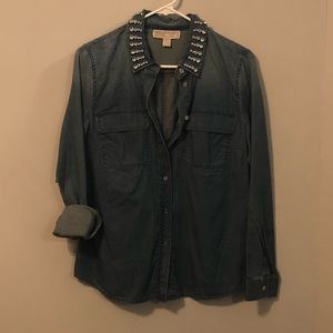 Michael Kors chambray button up